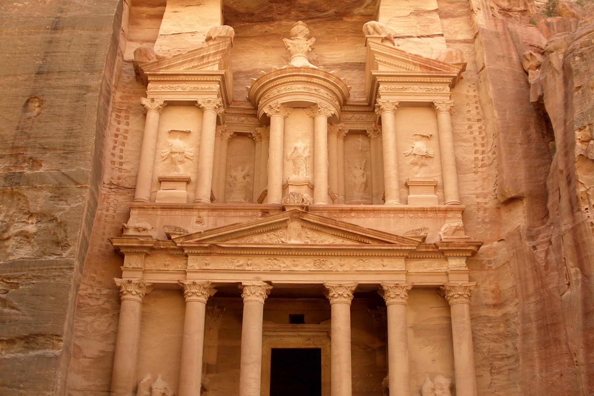 The Treasury of Petra in daylight
